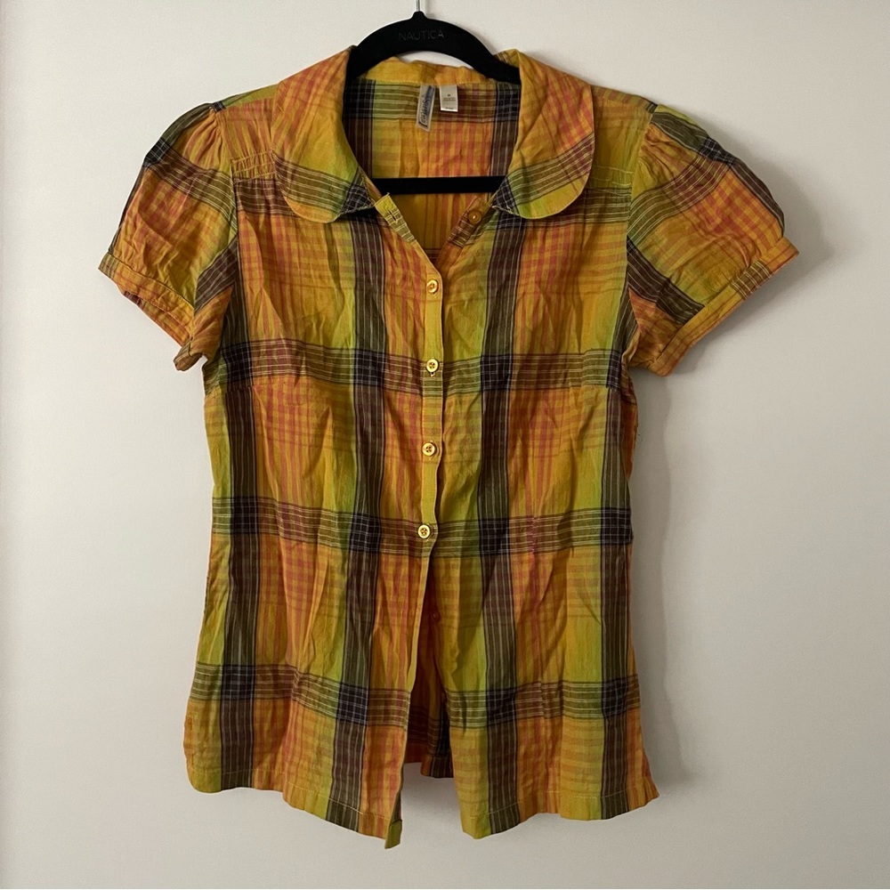 Susina plaid button up shirt